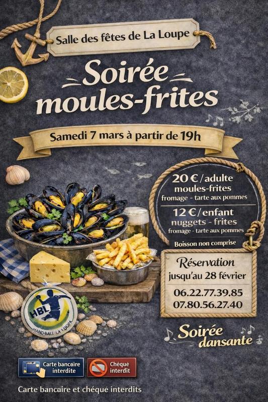 Soirée Moules-frites
