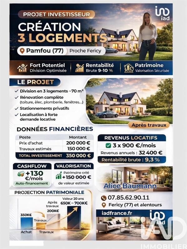 Maison - 123 m² - 5 pièces