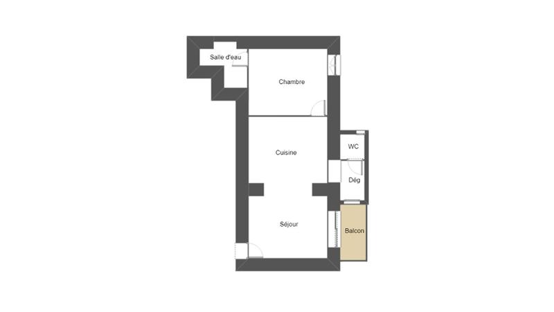 Appartement - 39 m² - 2 pièces