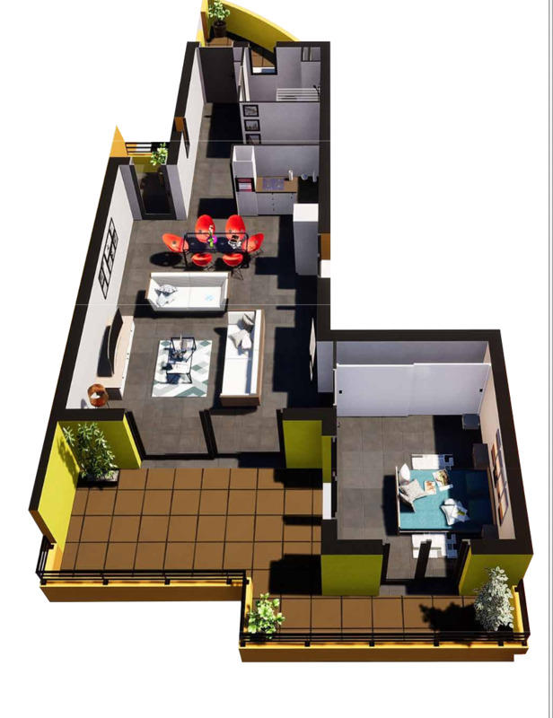 Appartement - 145 m² - 5 pièces