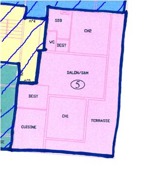 Appartement - 61 m² - 3 pièces