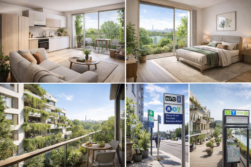 Appartement - 44 m² - 2 pièces