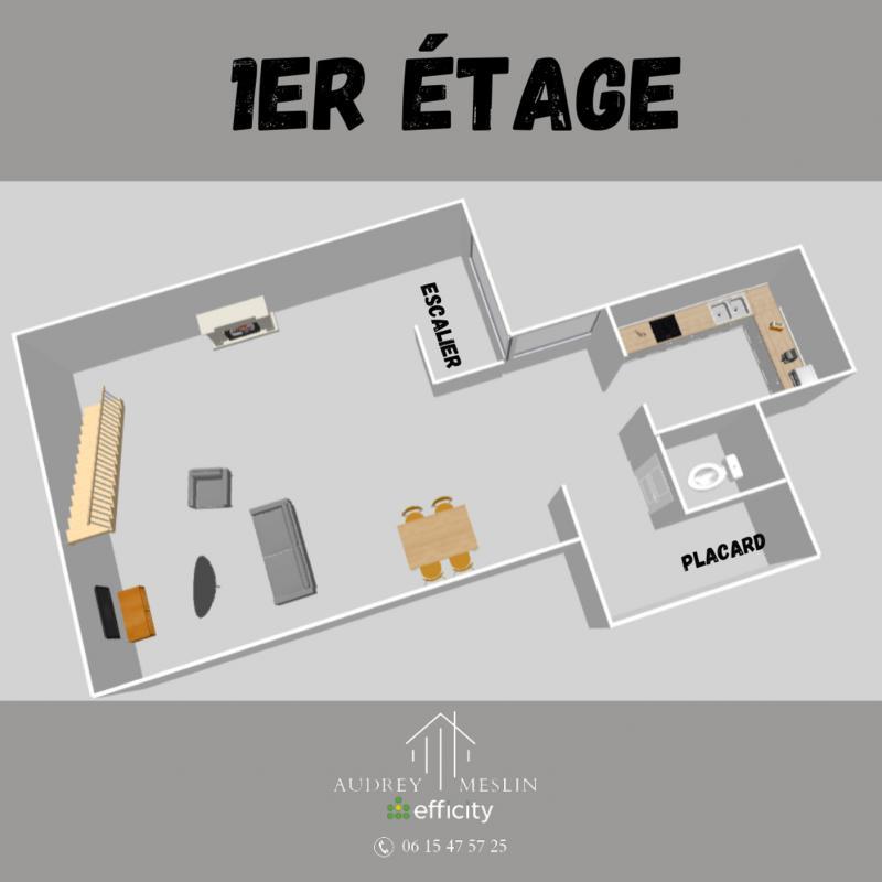 Appartement - 50 m² - 2 pièces