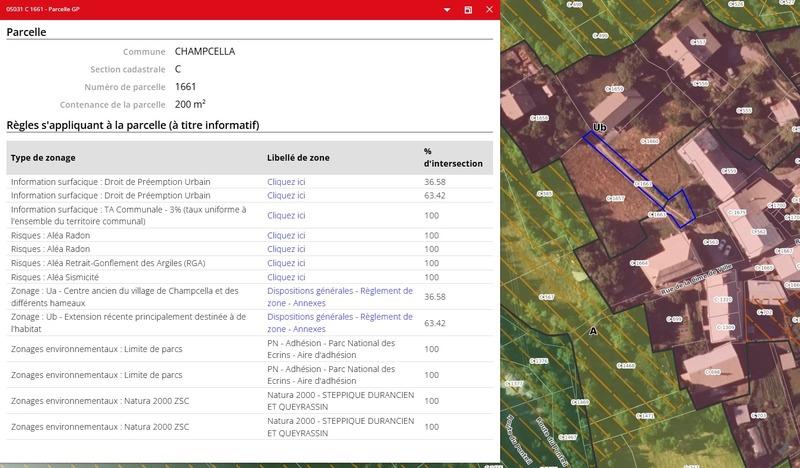 Terrain constructible - 744 m²