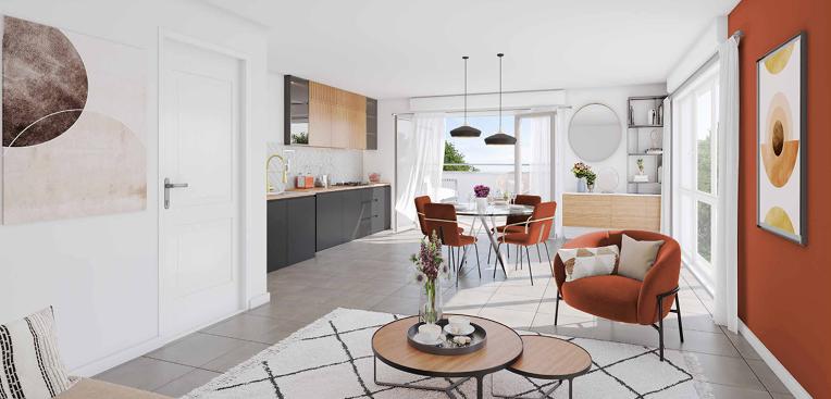 Appartement - 66 m² - 3 pièces