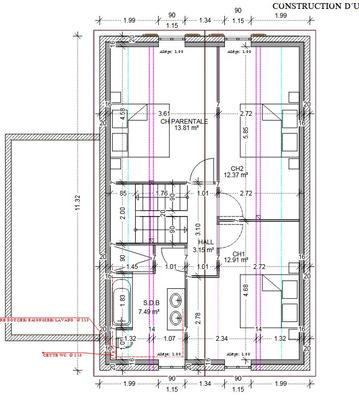 Maison - 116 m² - 4 pièces