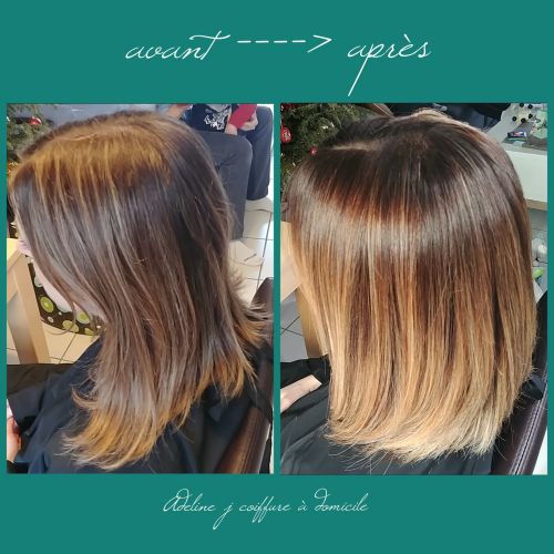 Coiffure à domicile Adeline j