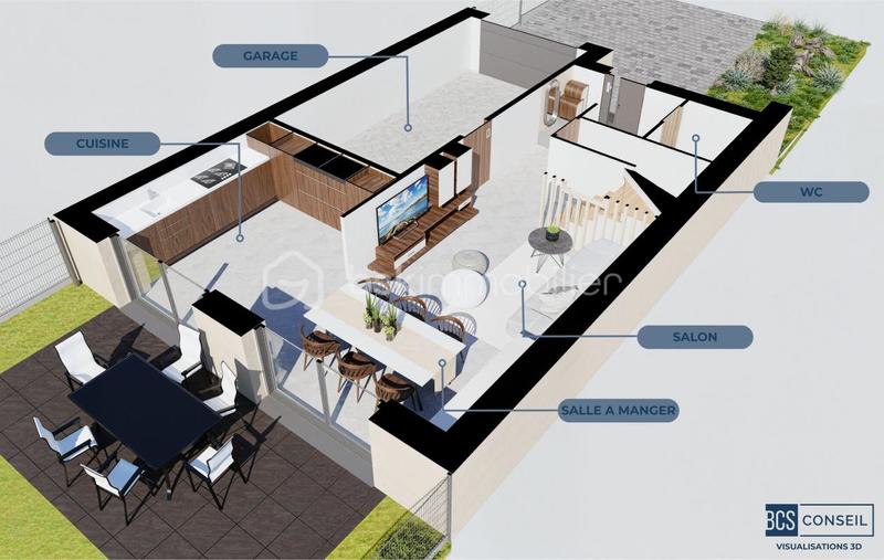 Maison - 110 m² - 5 pièces