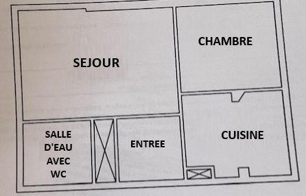 Appartement - 45 m² - 2 pièces