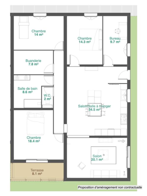 Maison - 137 m² - 4 pièces