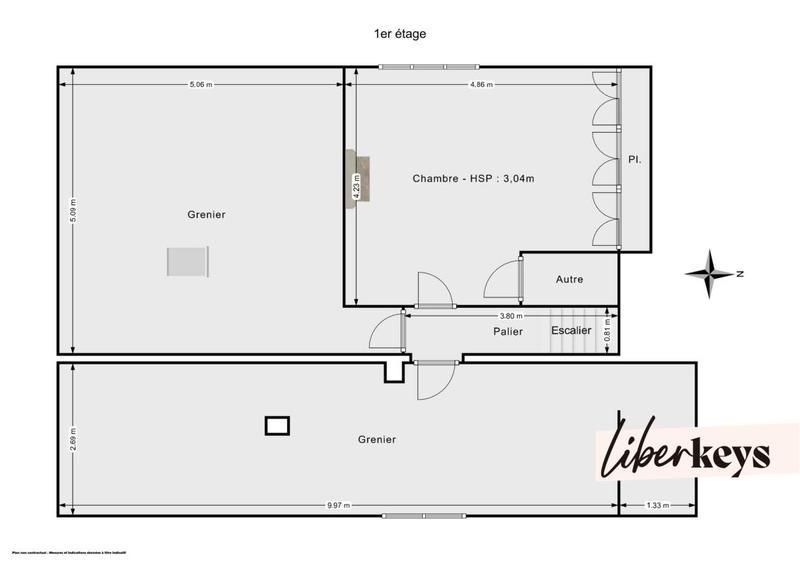 Maison - 90 m² - 6 pièces