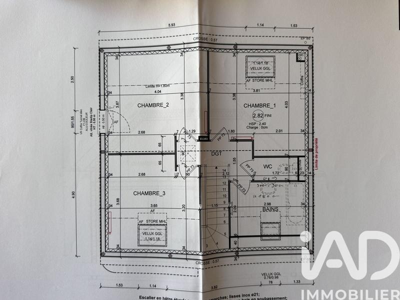 Maison - 80 m² - 4 pièces