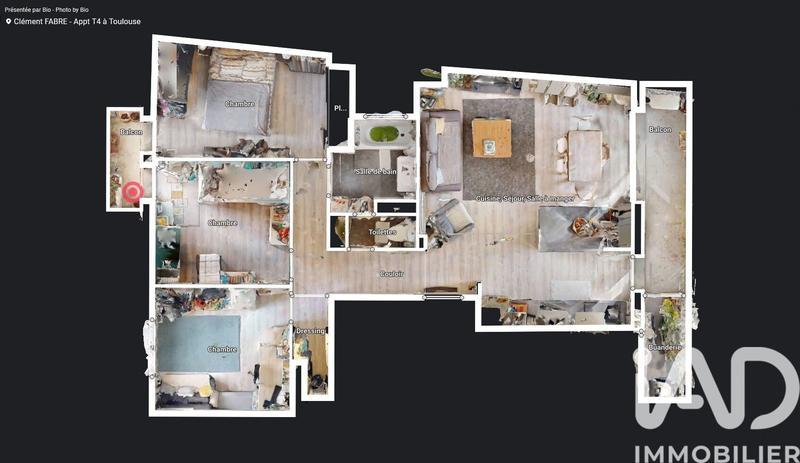 Appartement - 71 m² - 4 pièces