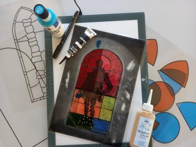 Atelier famille "Les facettes du vitrail"