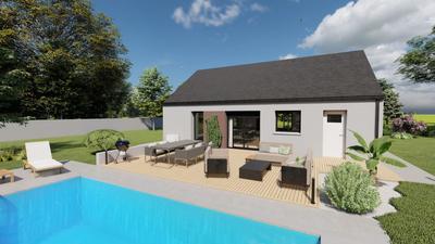 Maison - 68 m² - 4 pièces