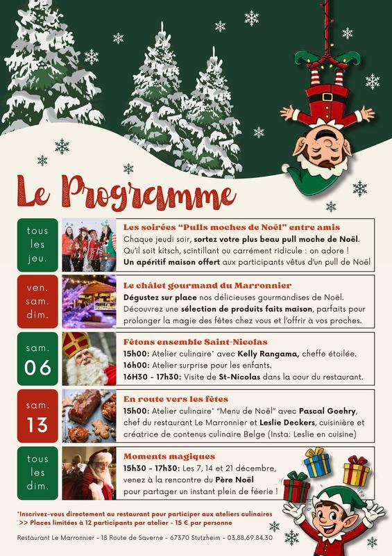 Le Marronnier fête Noël