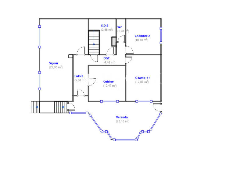 Pavillon - 100 m² - 4 pièces