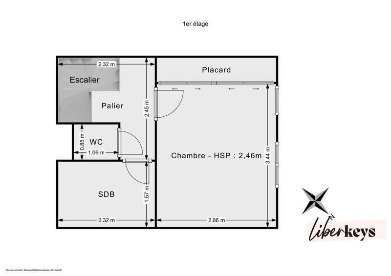 Maison de ville - 44 m² - 2 pièces