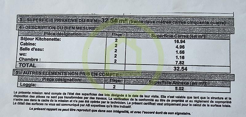 Appartement ancien - 33 m² - 3 pièces