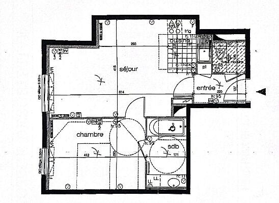 Appartement - 45 m² - 2 pièces
