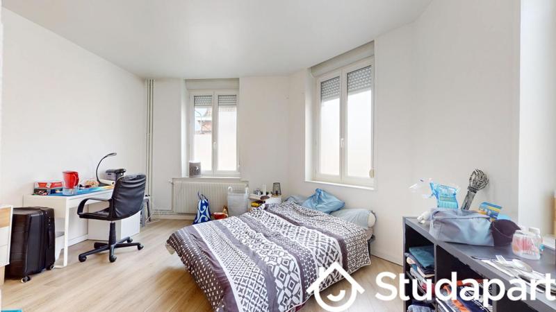 Chambre - 17 m² - 1 pièce