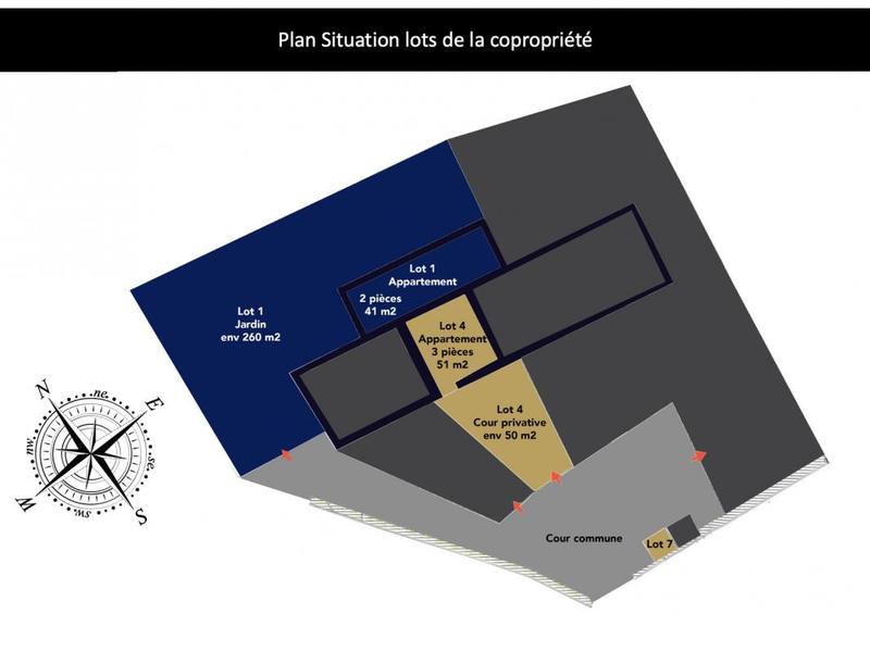 Appartement - 40 m² - 2 pièces