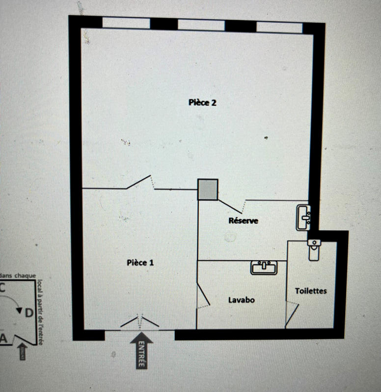 Local commercial - 37 m²