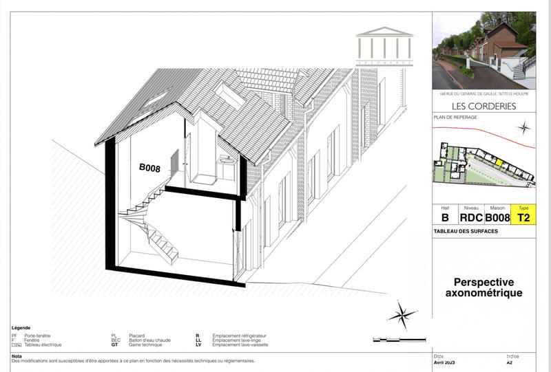 Maison - 37 m² - 2 pièces