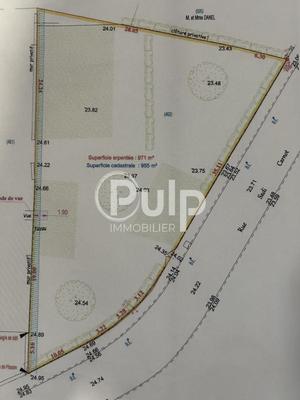 Terrain constructible - 971 m²