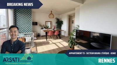 Appartement - 64 m² - 3 pièces