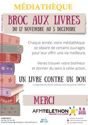 Broc aux livres
