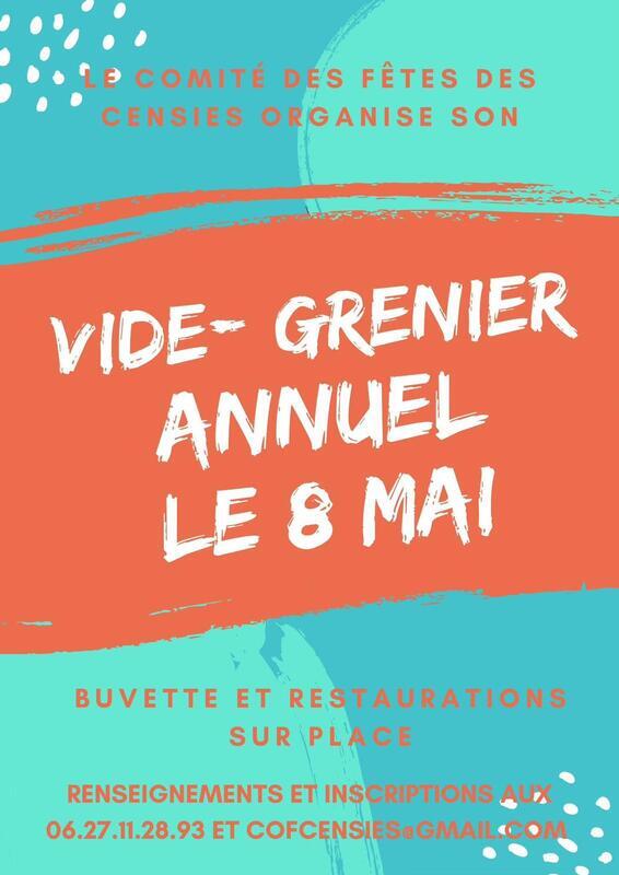 Beau vide-grenier les censiés