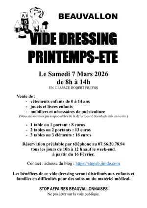 Vide dressing printemps été
