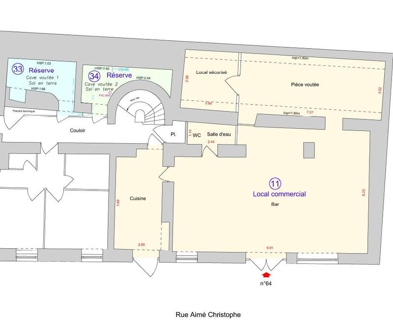 Local commercial - 93 m²