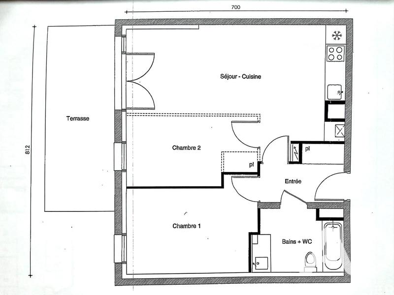 Appartement - 54 m² - 3 pièces