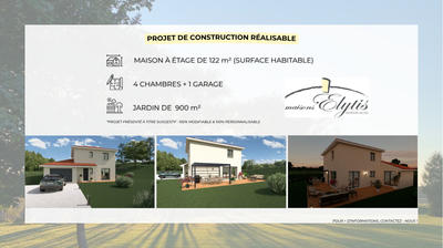 Terrain constructible - 1 222 m²