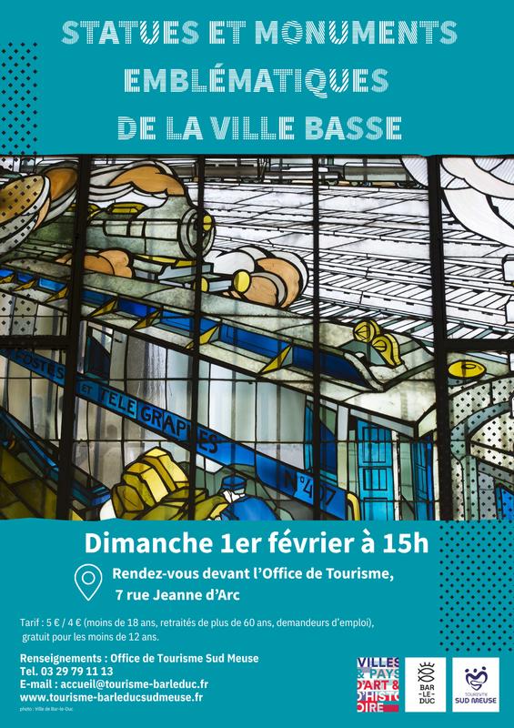 Visite accompagnée - statues et monuments emblématiques de la ville basse