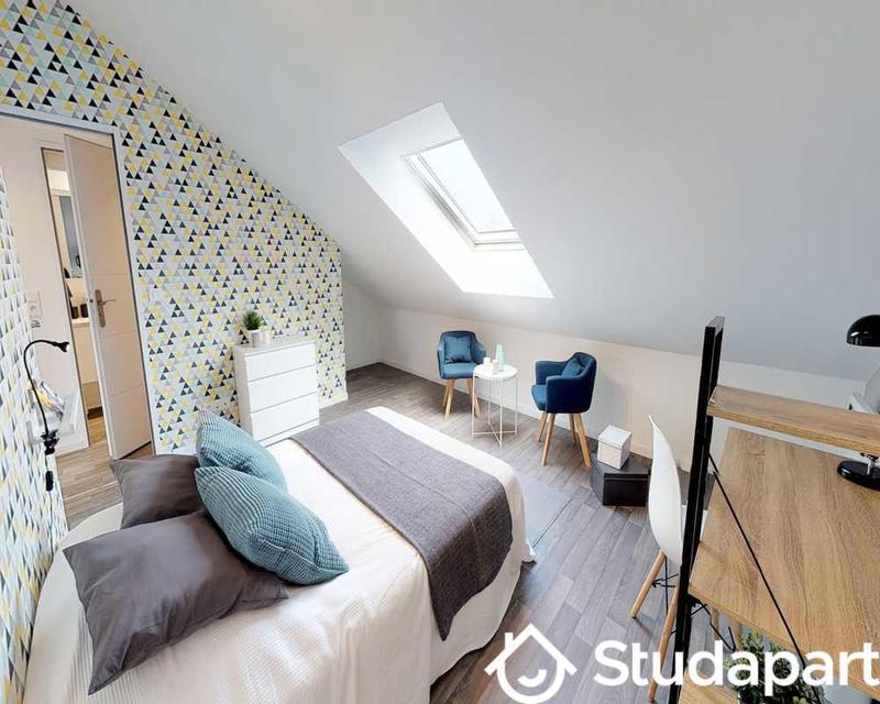 Chambre - 45 m² - 1 pièce