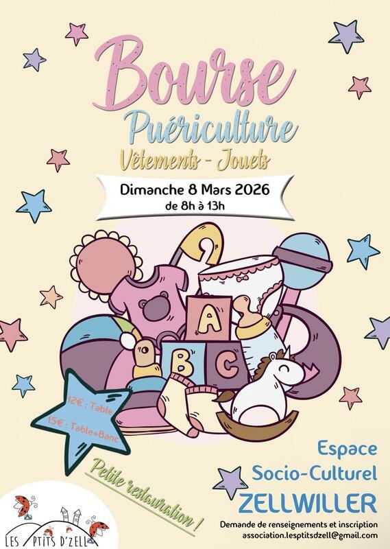 Bourse aux jouets - puériculture