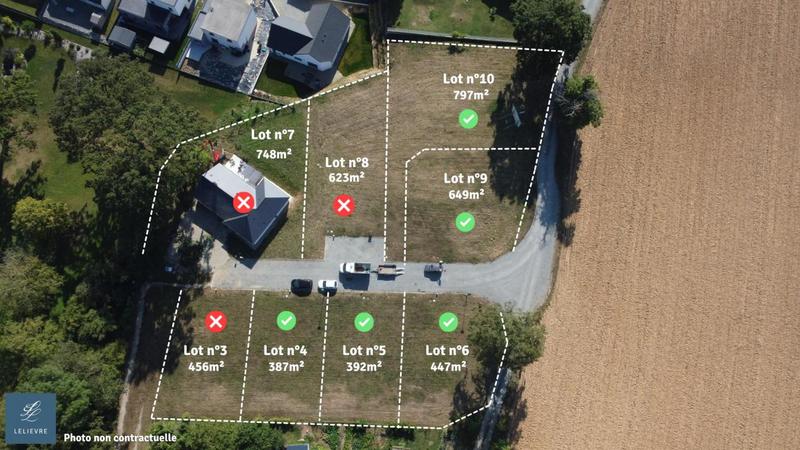 Terrain de lotissements - 456 m²