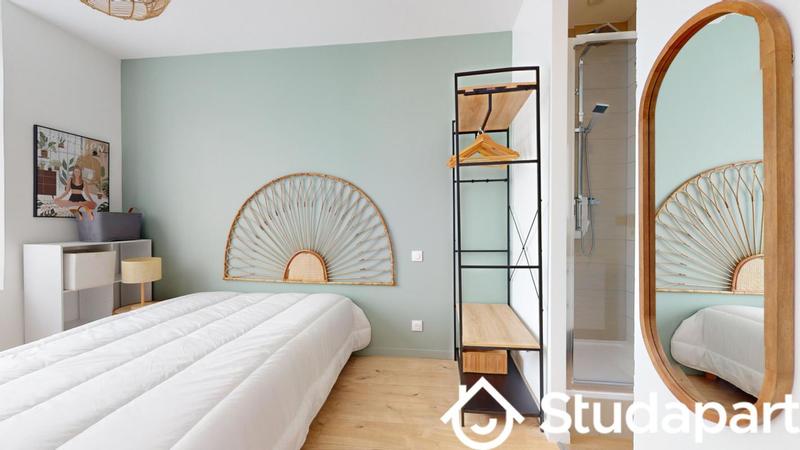 Chambre - 12 m² - 1 pièce