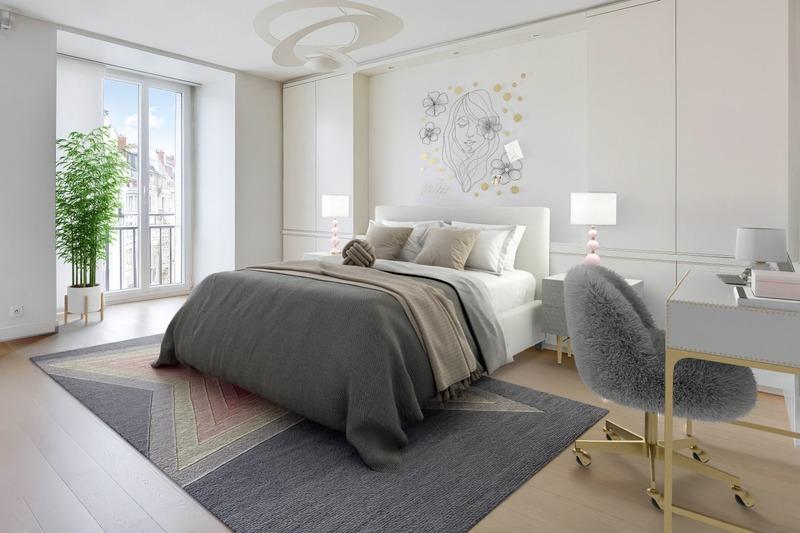 Appartement bourgeois - 174 m² - 6 pièces