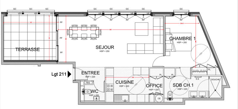 Appartement - 72 m² - 2 pièces