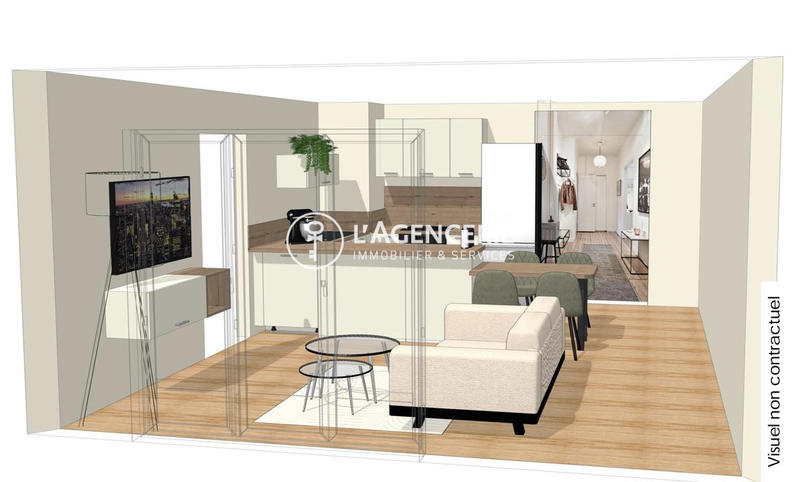 Appartement - 63 m² - 3 pièces