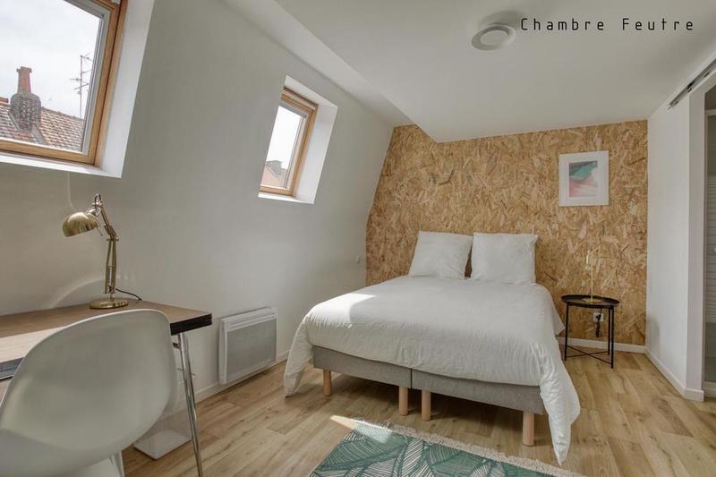 Chambre - 22 m² - 1 pièce