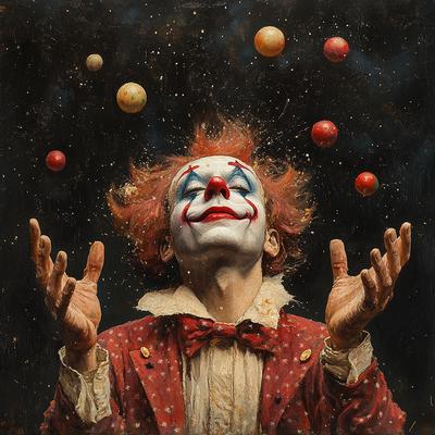 Spectacle de fables clownesques &quot;Tomber sur un livre&quot; par le clown Pataruc - Cie Gaf'Alu à l'Ostal