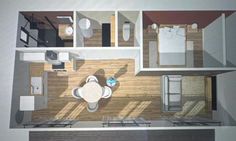 Maison - 45 m² - 2 pièces