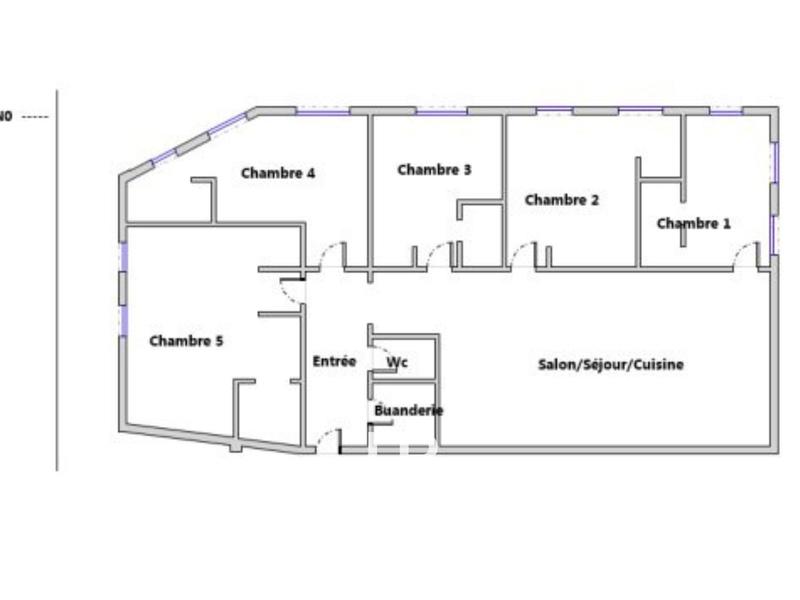 Loft - 117 m² - 6 pièces