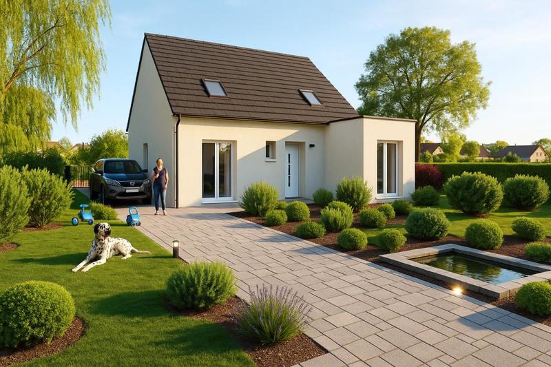 Maison - 89 m² - 6 pièces