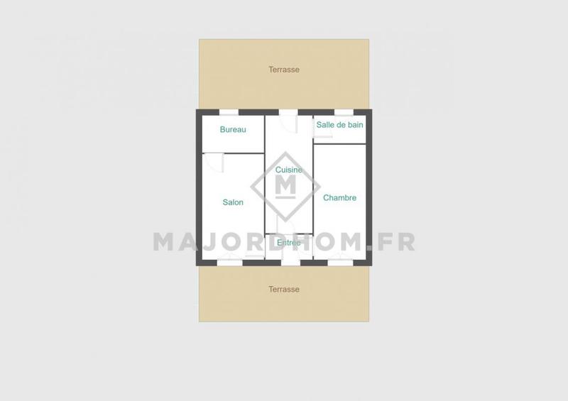 Appartement - 41 m² - 2 pièces